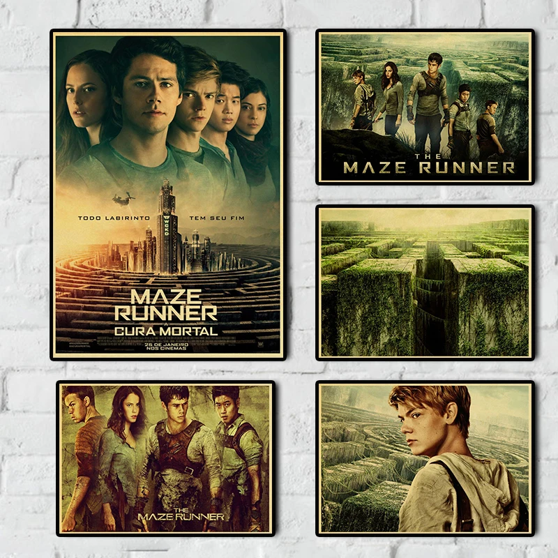 Лабиринт бегун постер фильмов в стиле винтаж ретро плакаты крафт-бумага печатные