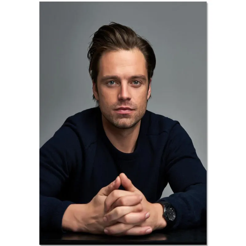 Модный классический постер на заказ Себастьян Стэн тканевый домашний декор