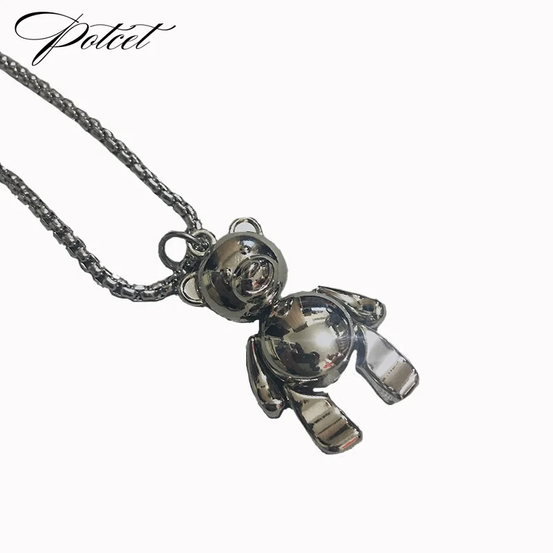 

POTCET Stainless Steel Necklace Titanium Steel Geometric Irregularity Travel Anniversary Jewelry