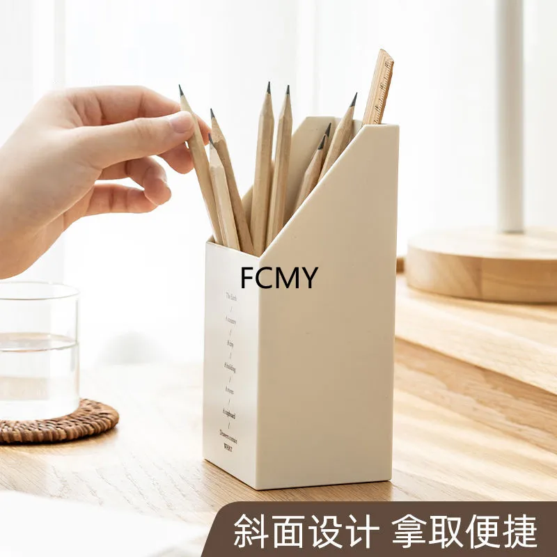 

2021 new Multifunction Pen Holder Creative Large Capacity Desktop Storage Box Pencil Organizer School Stationery