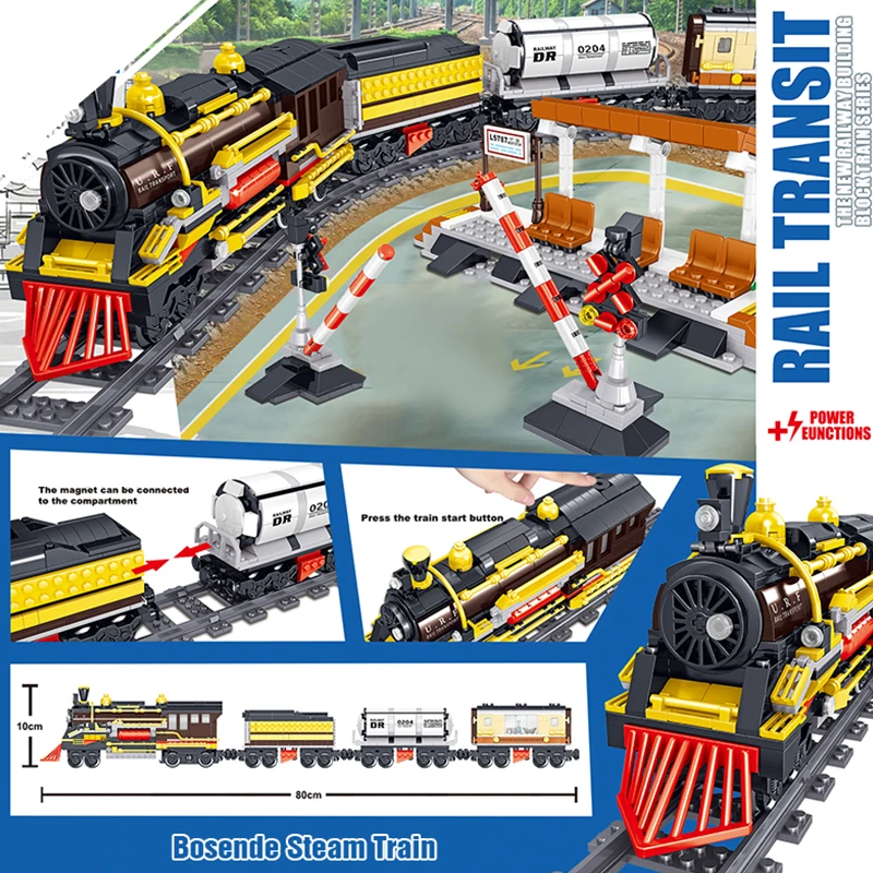 Лего Technic Creator дизайн железнодорожных перевозок серии модель транспортировка