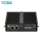 YCSD мини-ПК Intel Celeron J4125 без вентилятора Windows 10 2 * гигабитный Ethernet 2 * RS232 4 * USB промышленный микро