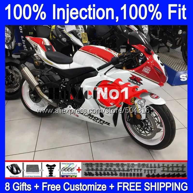 

Injection OEM For SUZUKI GSXR1000 L7 L8 Lucky Strike GSXR 1000 2017 2018 2019 116MC.24 GSXR-1000 K17 GSX-R1000 17 18 19 Fairing