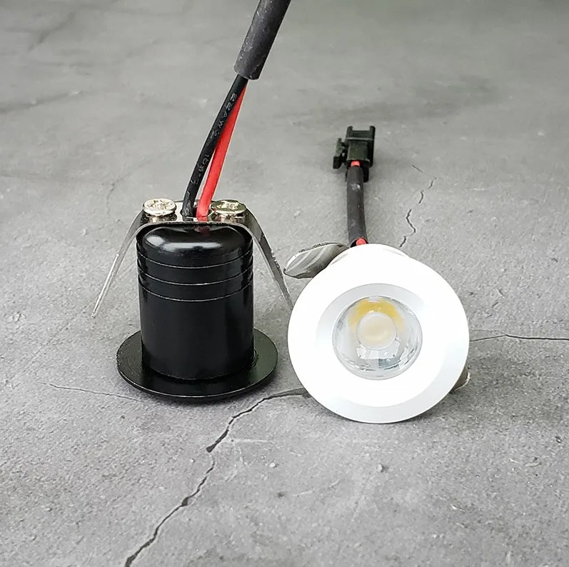 20 мм отверстие акриловый мини led вниз светильник 1 ватт дисплей пятно света ing |