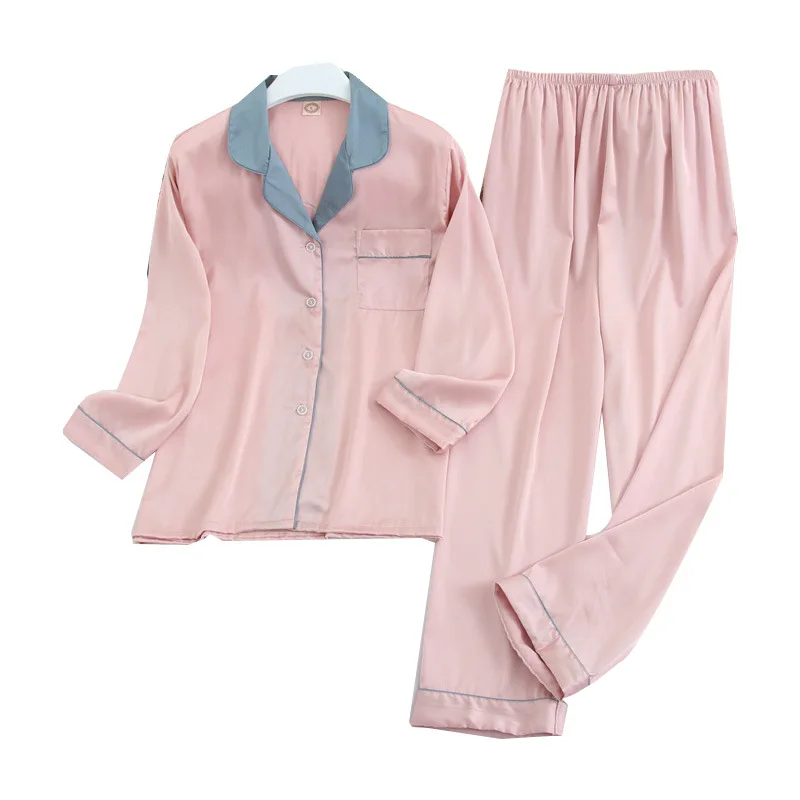 Создание 101 повседневные однотонные женские ice silk комплект из двух предметов