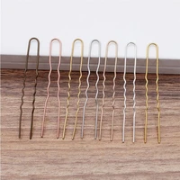 75x1 2mm copper hairpins hair sticks hair pin hairpin hair wear findings diy vintage jewelry accessories