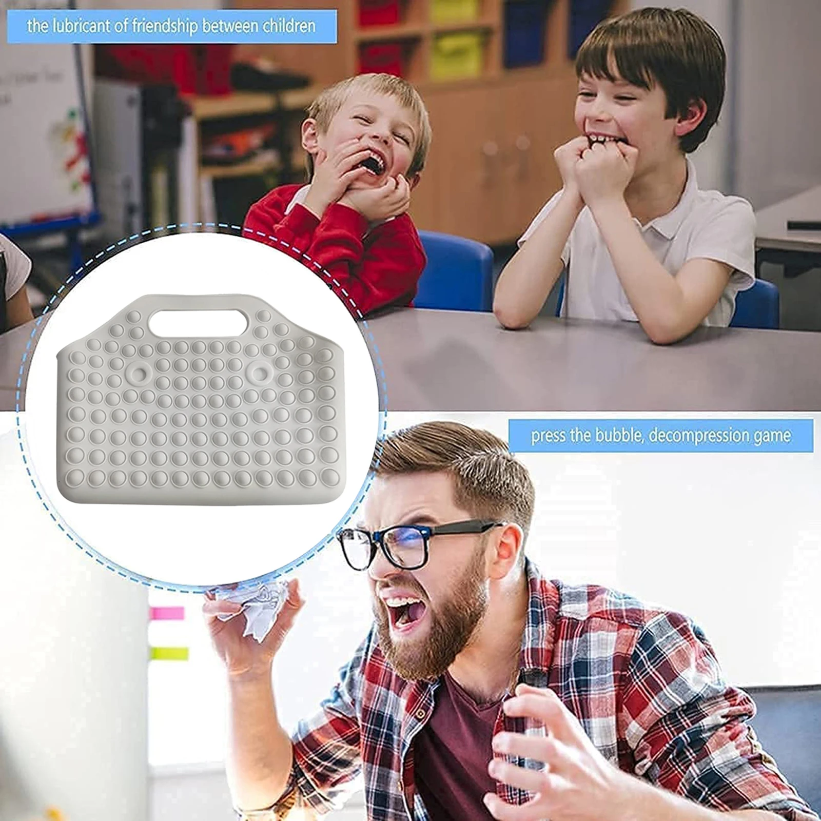 

Креативная дамская сумочка для декомпрессии, моющаяся однотонная/окрашенная галстуком многофункциональная Сумочка для снятия стресса и с...