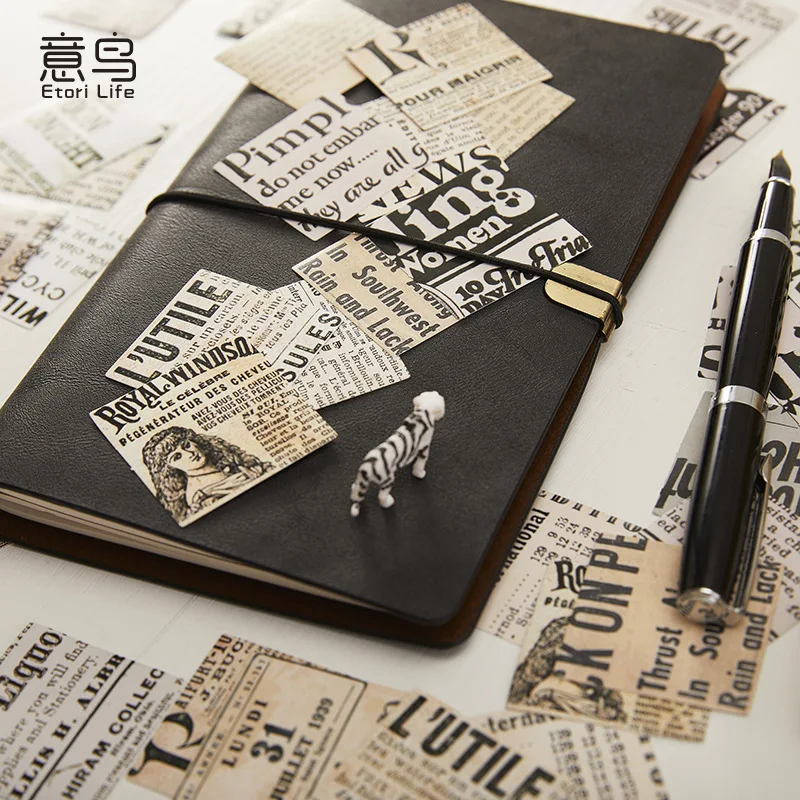 46 шт./лот винтажные Стикеры для газет нежелательный журнал декоративные