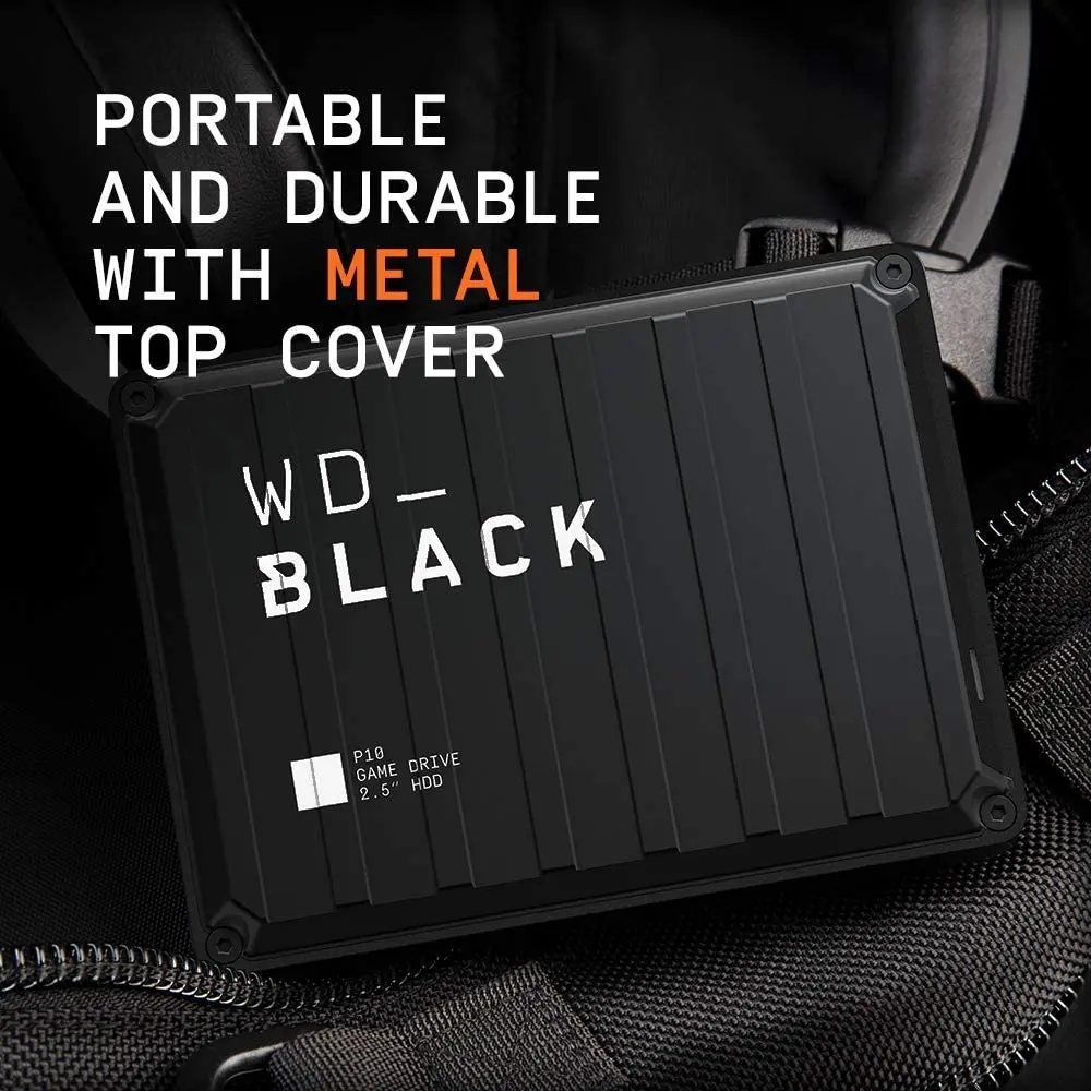 WD BLACK 5 ТБ P10 игровой портативный внешний жесткий диск HDD совместимый с Playstation