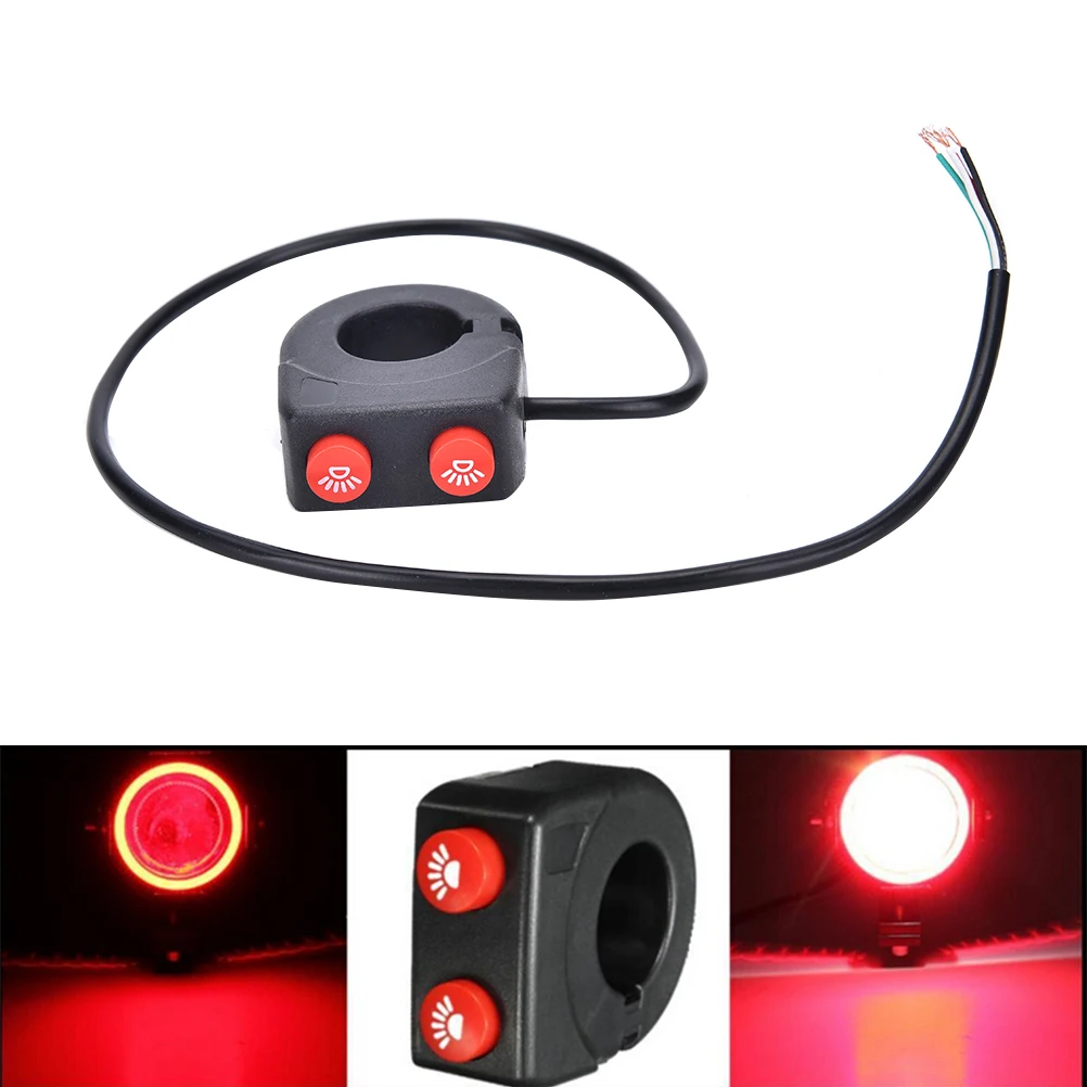 

2017 7/8'' 22mm motorcycle Bike Handlebar On Off Button Head Spot Fog LightSwitch