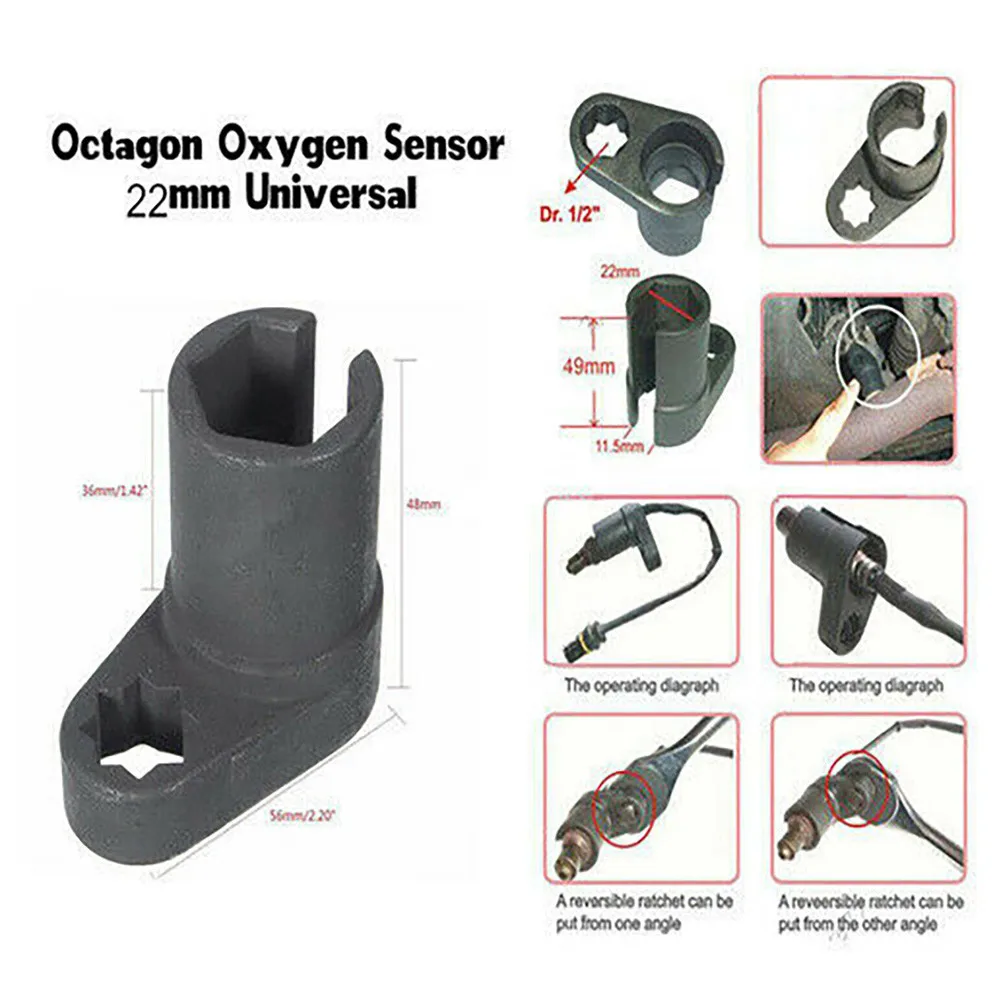 

1/2\\\" Drive Sensor Socket Accessories Black Offset Removal Nut Remover