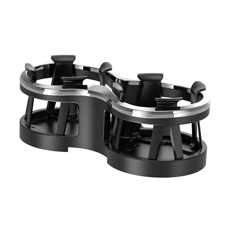 

2021 New Car Dual-hole Water Cup Holder Car Beverage Cola Insulated Cup Holder Beverage Holder Black One For Two Cup Holders