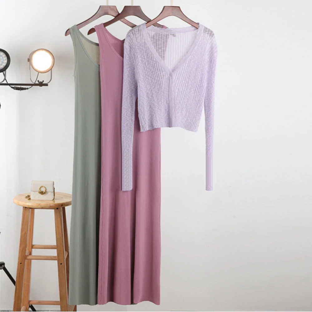 

Christmas Dresses Women Short Sleeve High-Neck Elastic Midi Dress Fashion Elegant Lady Knit Dresses Dresses Woman Summer 2021