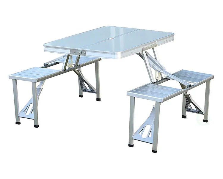 Уличный складной стол для кемпинга, стол для пикника из алюминиевого сплава, водонепроницаемый сверхсветильник Прочный портативный стол д...
