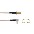 Антенный переходник для подключения USB модема к внешней антенне. Пигтейл (кабельная сборка) (TS9 - SMA-Female)