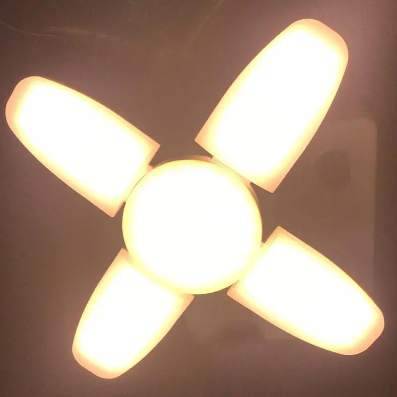 Складные светодиодсветодиодный подвесные лампы с вентилятором 60 Вт без мерцания