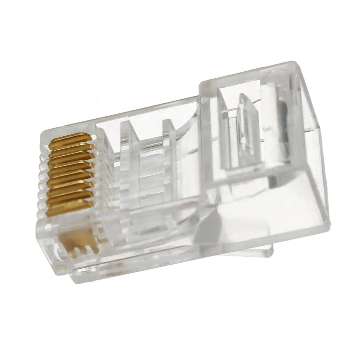 CLAITE 1000 шт. CAT6 разъем EZ RJ45 сетевой кабель модульный 8P8C разъем конец пройти через