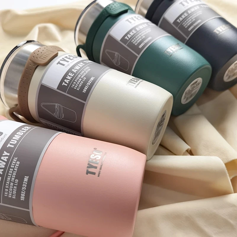 Дорожная кружка для воды кофейная из нержавеющей стали термос стакан чашки