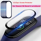 Защитная пленка на экран для Xiaomi Mi Band 4, мягкое стекло для Miband 4, пленка с полным покрытием, защитный чехол для экрана, умные Acces