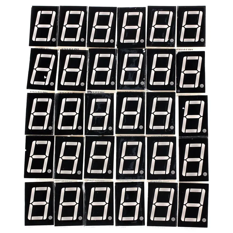 0 56 дюймовый красный светодиод общий катод светодиодный дисплей 4 цифры 50 мм * 19 8 30