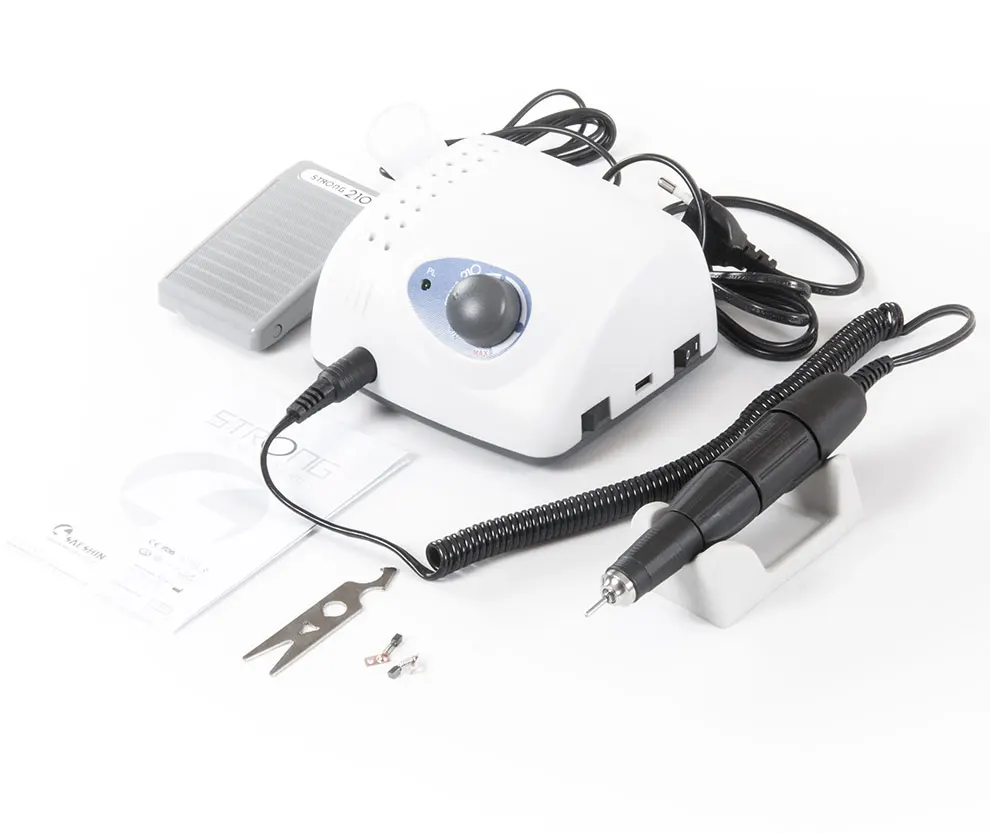 Машинка для ногтей электрическая сильная 102l 65 Вт 35000 об/мин Оборудование дрель 210