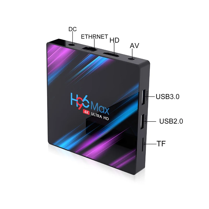 H96 Max ТВ приставка Android 9,0 Смарт ТВ приставка RK3318 4K 2,4G& 5G Wifi BT4.0 H96Max 4GB 64GB медиаплеер Android приставка