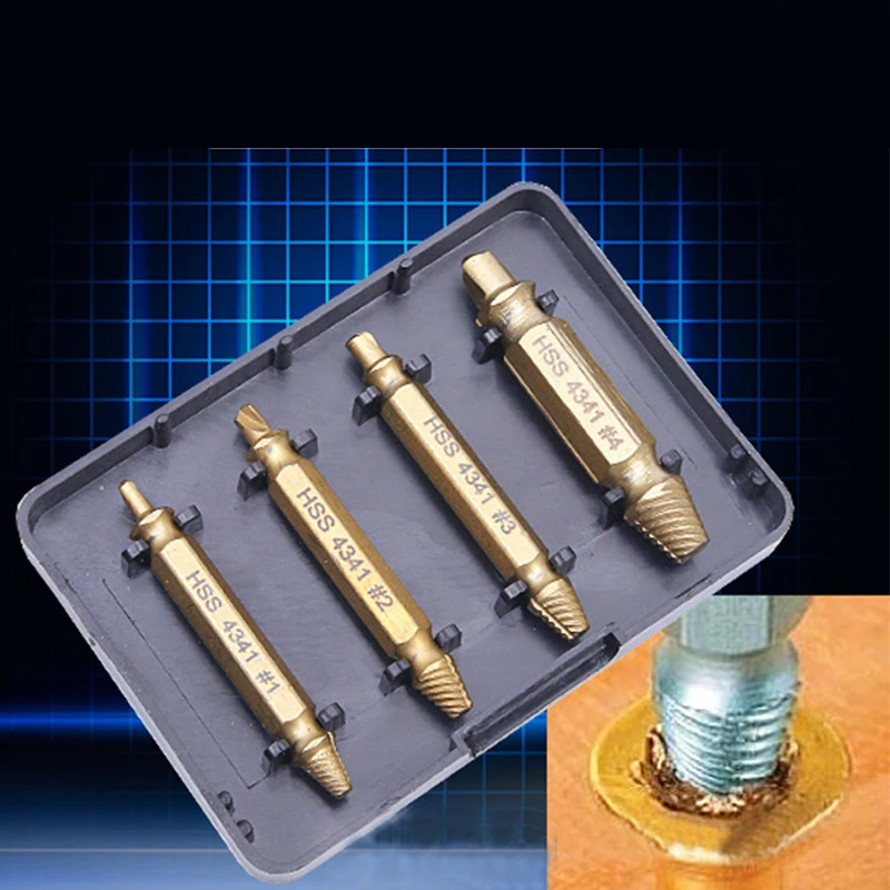 4 шт. высокое качество стали титановые гильотины с плохой головкой Отвертка