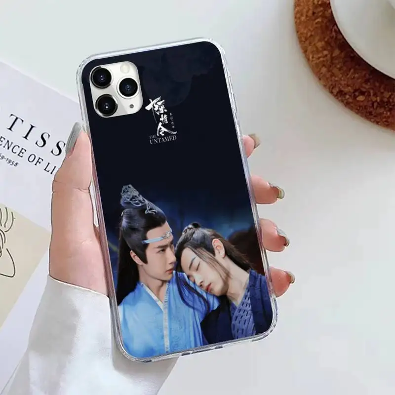

ChenQingLing The Untamed Wang Yibo XiaoZhan Phone Case for iPhone 12 Pro Max X XS MAX 6s 78 Plus Cover Bumper for SE 2020