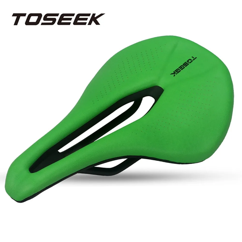Велосипедное мягкое толстое седло TOSEEK широкое для горного и дорожного