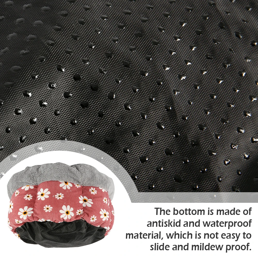 Круглый плюшевый домик для кошек мягкая длинная плюшевая кровать Лучшая собак