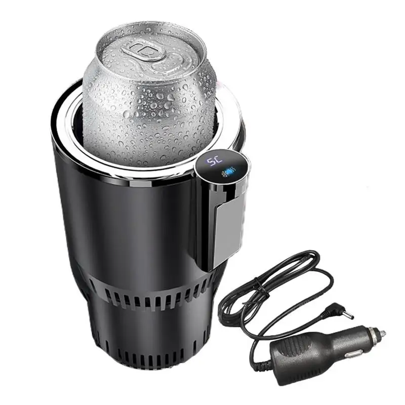

Smart Car Hot Cold Cup 12V Touch Screen Fast Cooling Heating Heat Preservation Electric Cup household travel Mini Refrigerator