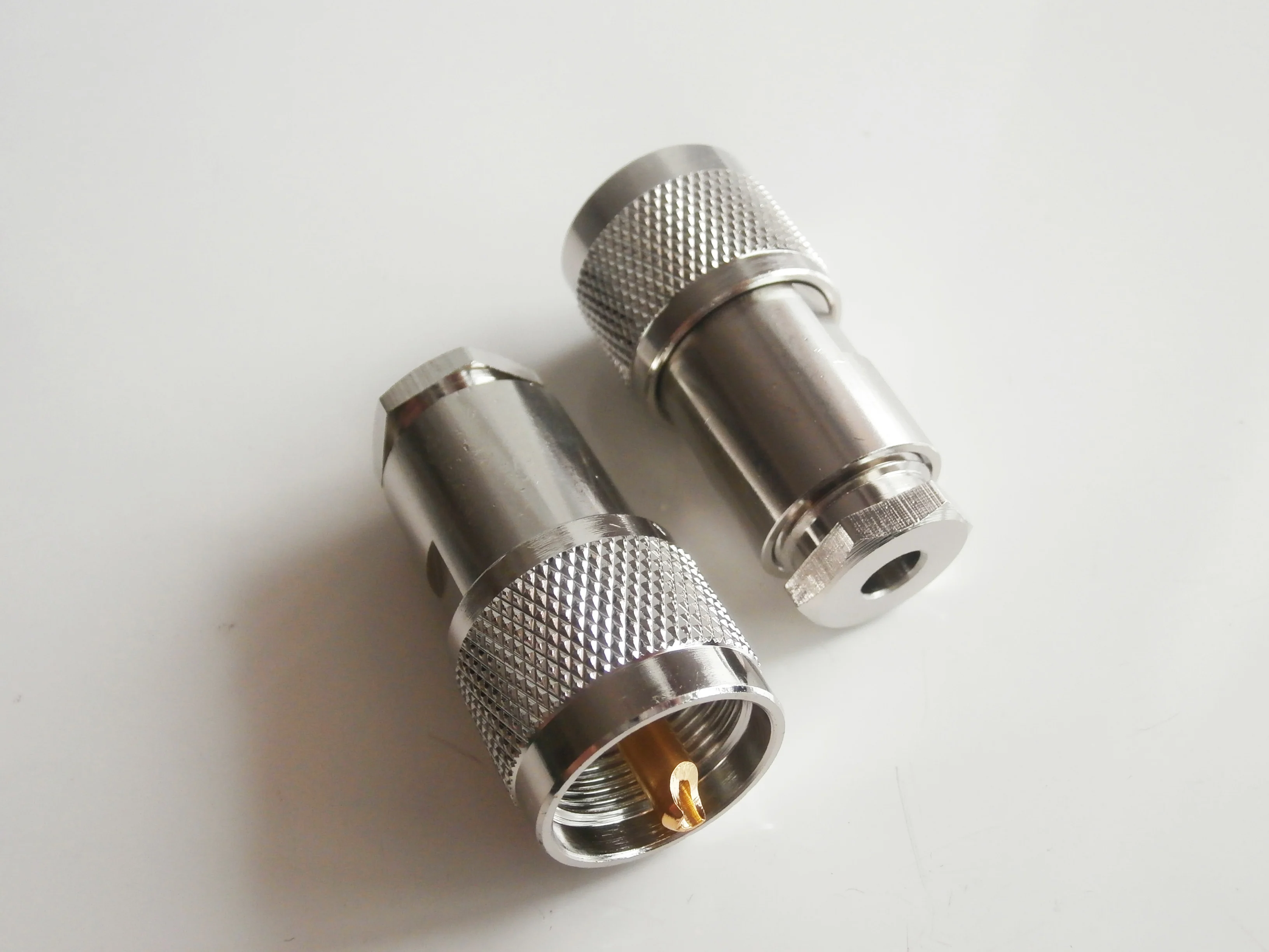 

10pce разъем UHF PL259 Штекерный зажим RG58 RG142 LMR195 RG400 прямой кабель