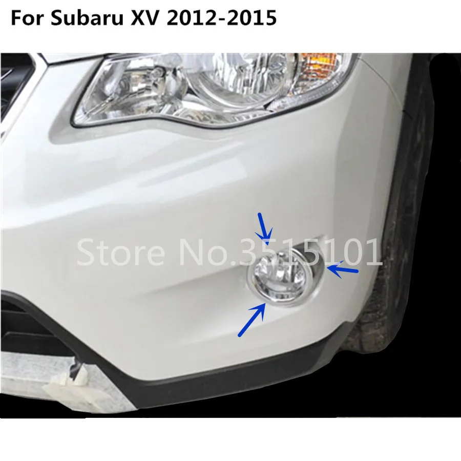 Крышка для стайлинга автомобиля Хромированная передняя противотуманная фара из