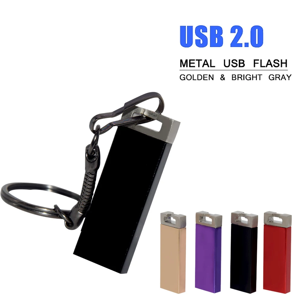 

Super Mini Usb Flash Drive Metal usb stick 64GB pendrive usb flash 64gb 32GB 16GB 4GB waterproof pen drive flash u disk gifts