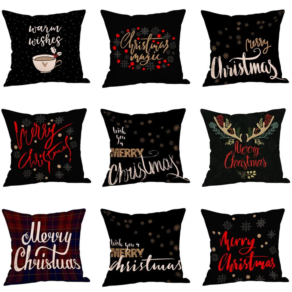 2019 рождественские наволочки Декор для дома наволочка дивана Наволочка Чехол