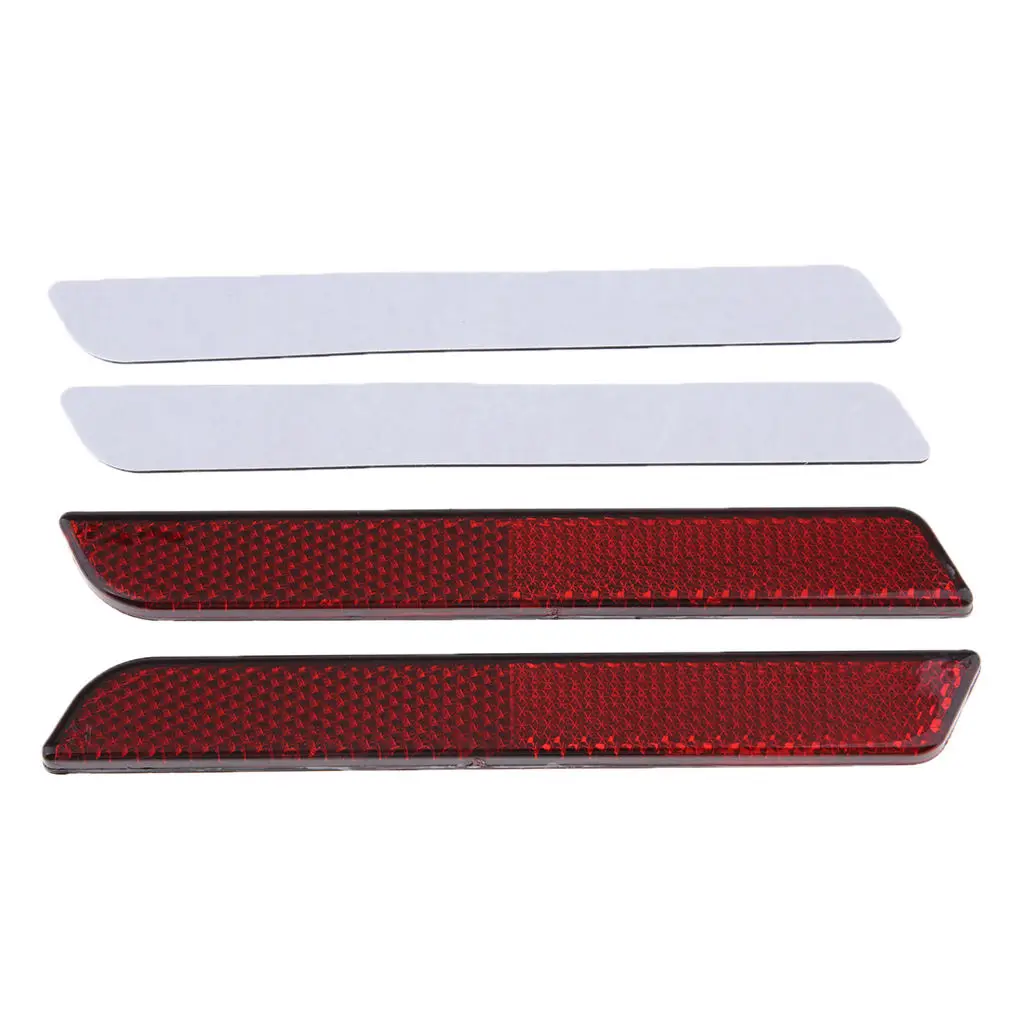 

Red Reflectors Saddle Bag Latch Cover w/ sticker for Harley FLT/FLHT Touring