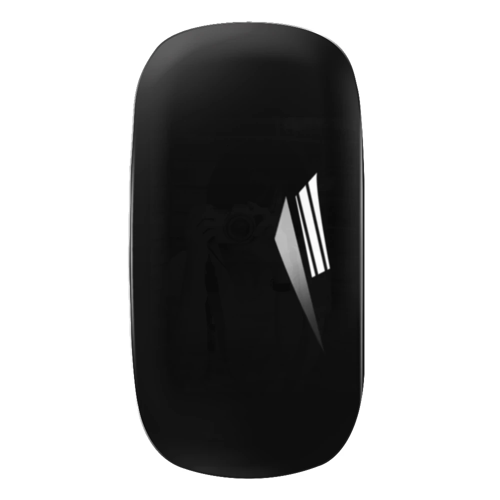 Беспроводная Bluetooth Волшебная мышь Arc Touch портативная компьютерная мышь мини маленькая оптическая USB 3D мышь для Apple PC ноутбук Macbook Air - Цвет: Черный