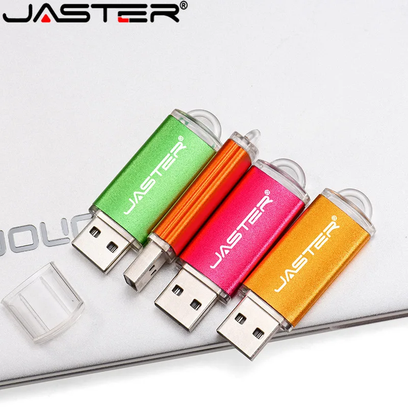 USB флэш-накопитель JASTER металлический компактный USB-накопитель 8 ГБ 16 32 64 реальной