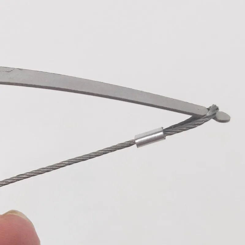 

New high quality mini stainless steel toy decompression creative toothpick toy wire bow string 2021