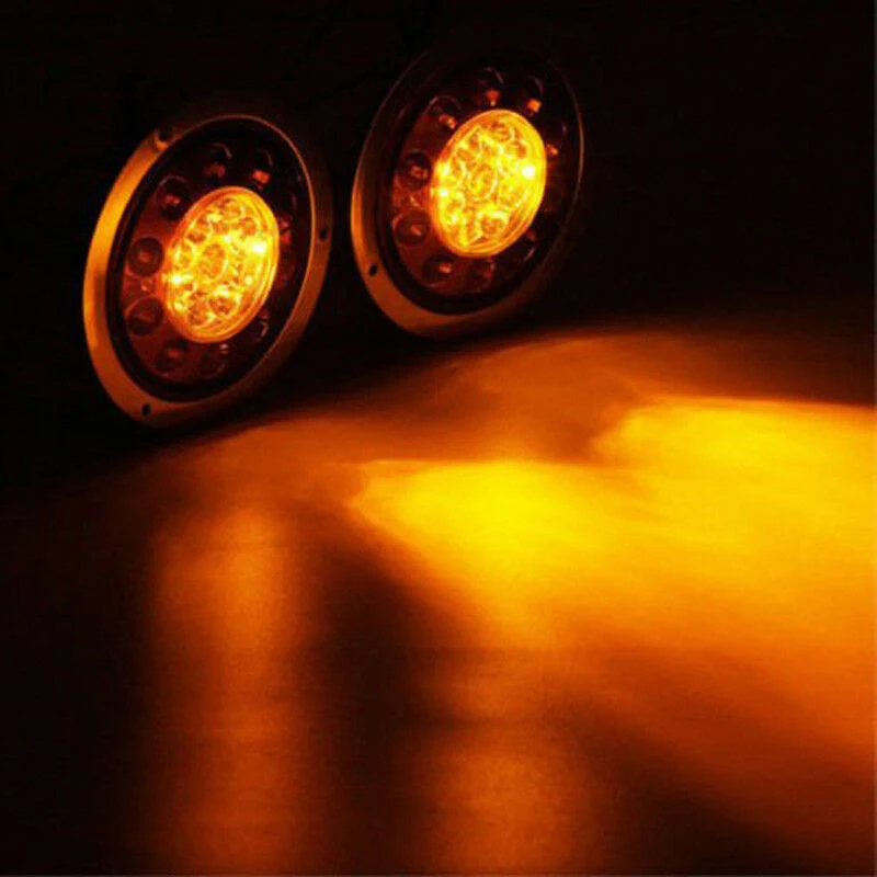 Круглый стоп-светильник 19 светодиодов 4 упаковки | Автомобили и мотоциклы