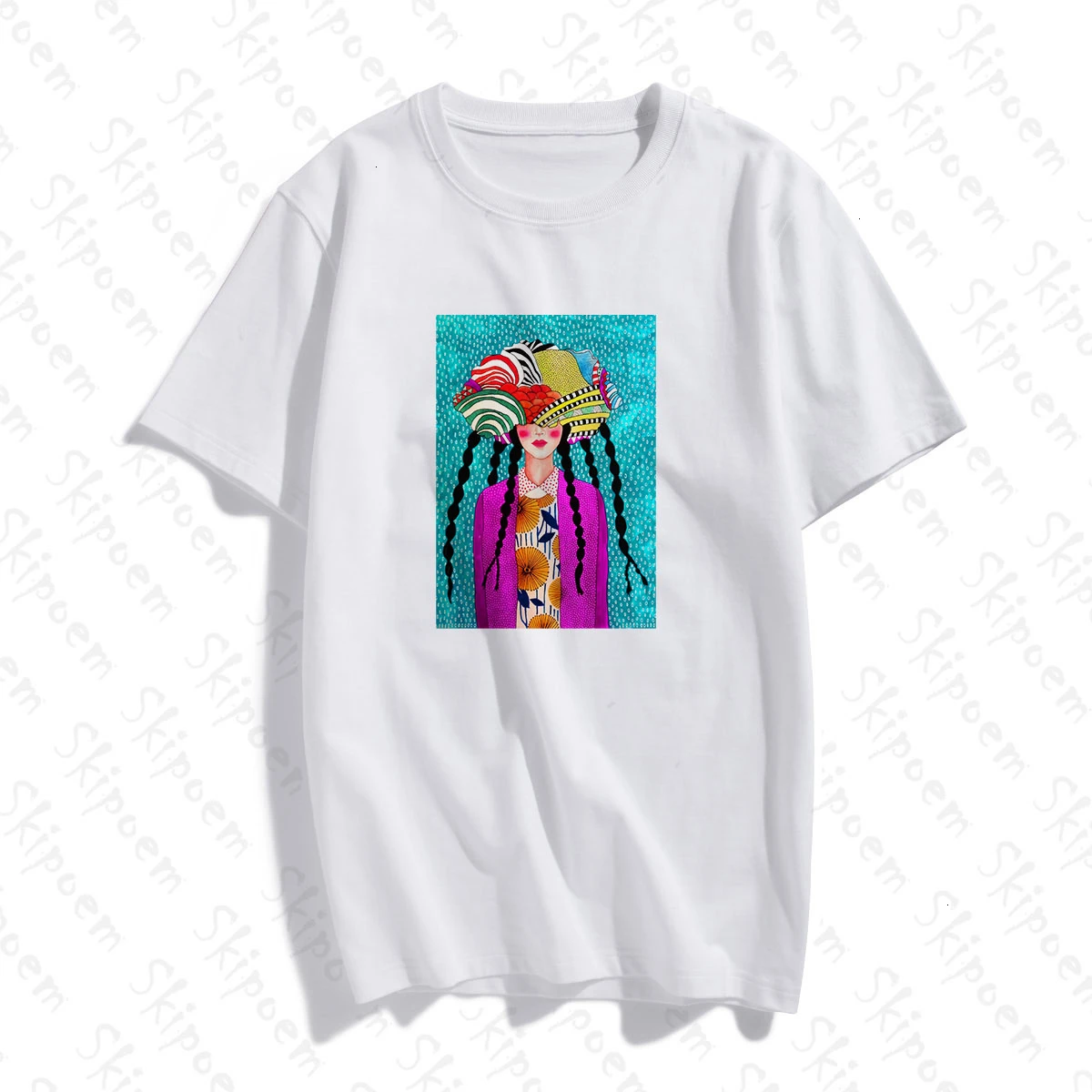 Скандинавском стиле абстрактная девушка Лондон Искусство футболка для женщин