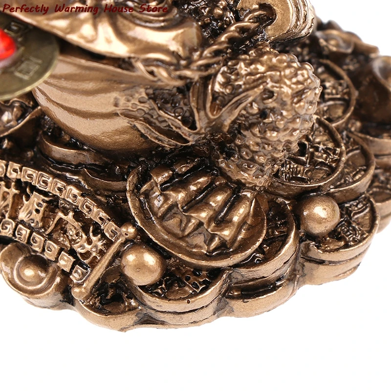 

Feng Shui Toad Money lucky Fortune Chinese Frog Toad Home Office Decoration