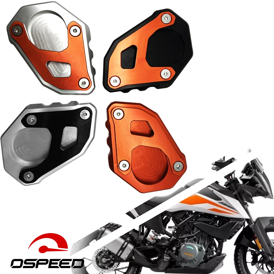 

Для KTM ADV 390 Приключения 2020 2021 аксессуары для мотоциклов CNC боковая парковочная подставка опорная пластина удлинитель
