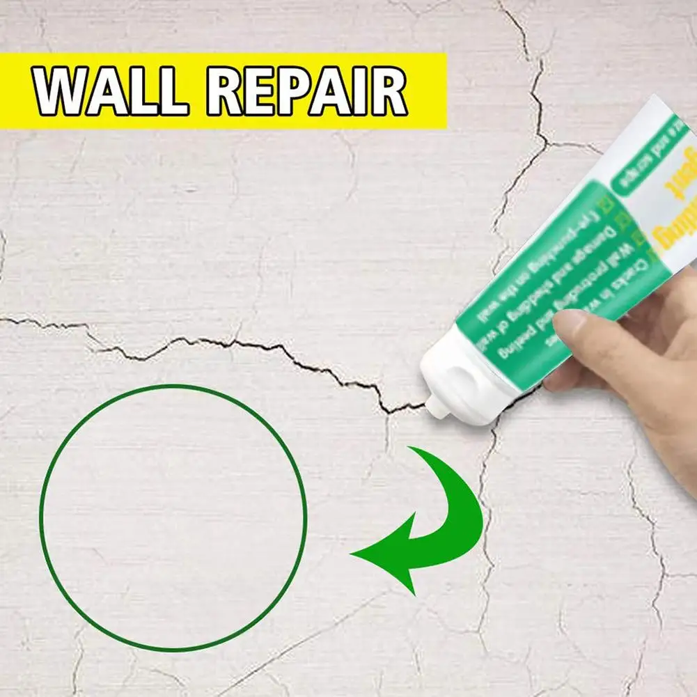 

Паста для ремонта стен и трещин, устойчивый к плесени крем, быстрое высыхание для домашней кухни, пилинг стен, повреждение отверстий для ног...