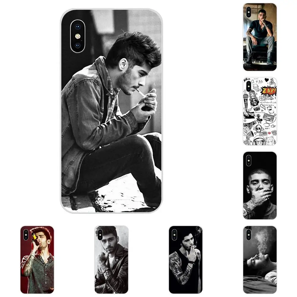 Популярные татуировки Zayn Malik для Apple IPhone X XS Max XR 4 4s 5 5C 5S SE 6 6S 7 8 Plus мягкая