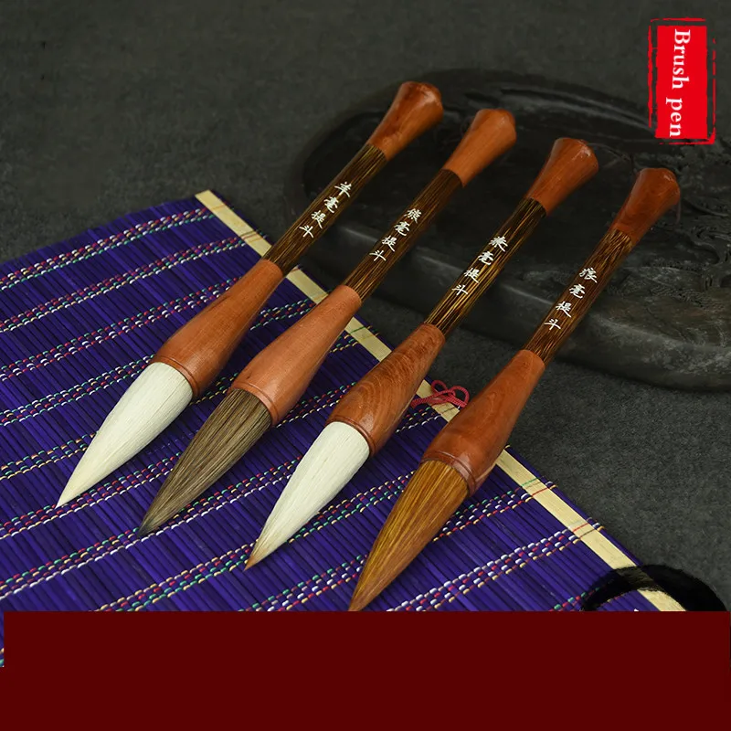 Кисть для каллиграфии, большая китайская кисть с шерстью ласки, медвежьи волоски, для покраски, китайская Ручка для каллиграфии