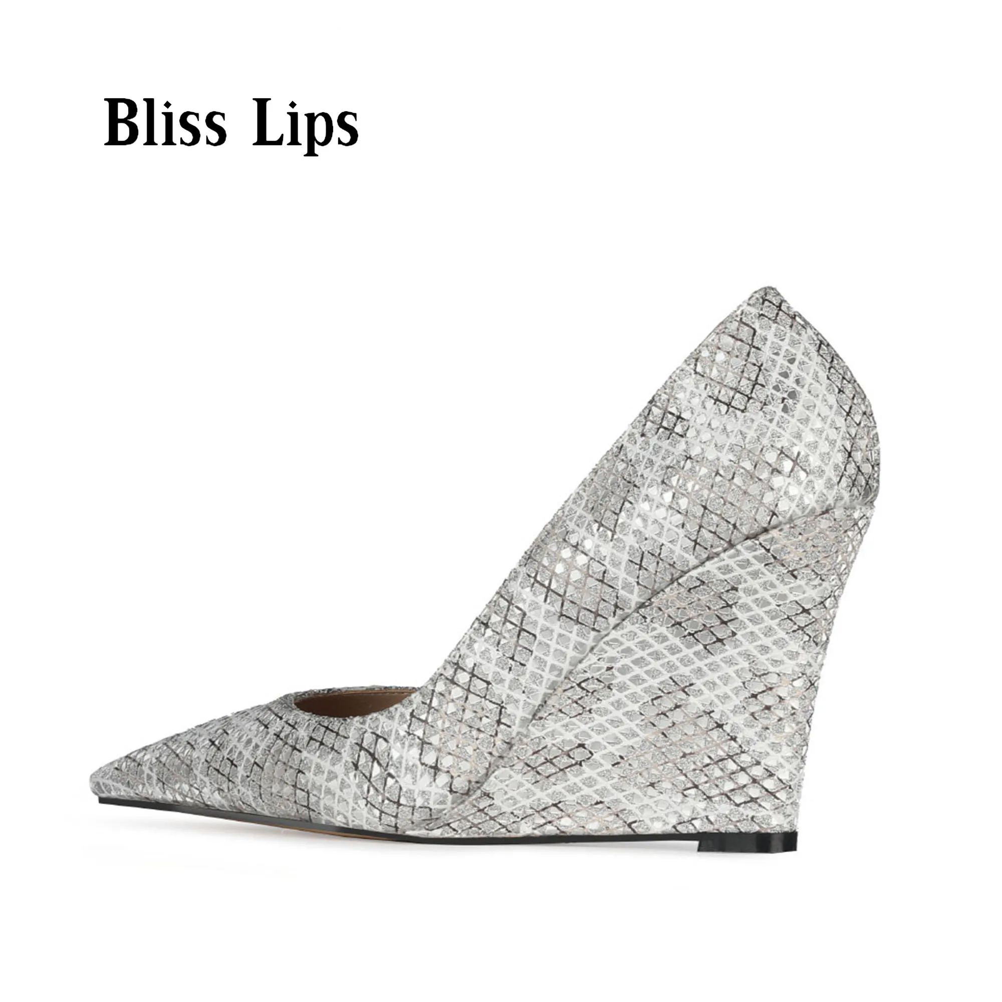 

Fashion Pumps Shoes 2021 Summer Women High Heels Slope Heel Peep Toe Party Shoes Plus Size Lady Dance Pumps Casual Shoes Plus