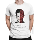 Мужские футболки для отдыха Lucifer Morningstar, 100% хлопковая футболка, Классическая футболка с детективом дьявола, топы с круглым вырезом в подарок