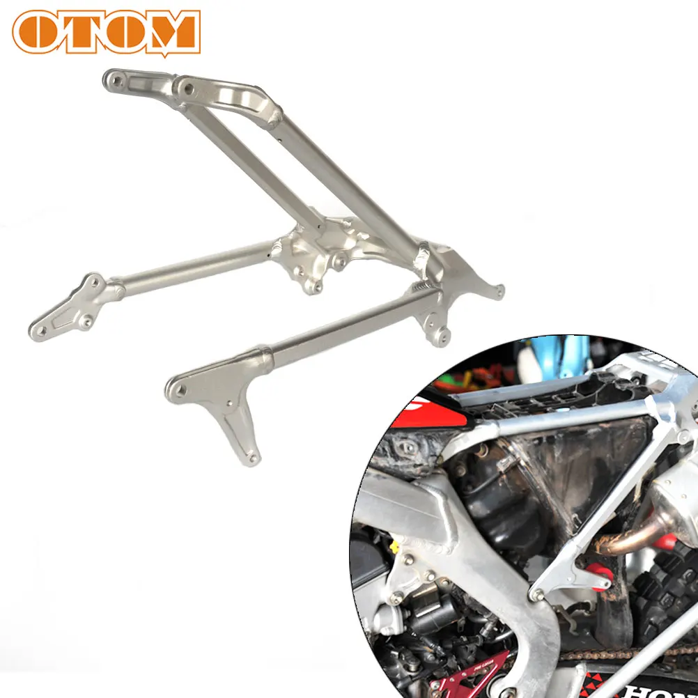 

OTOM For HONDA CRF Subframe Rear Seat Stay Support Tray Motorcycle Sub Frame Tailstock Bracket For CRF250R 14-17 CRF450R 2013-16