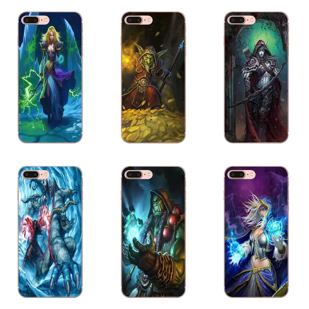 Warlock Deck Illidan для HTC Desire 530 626 628 630 816 820 830 One A9 M7 M8 M9 M10 E9 U11 U12 Life Plus|Бамперы| |